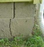 Foundation Wall With Cracks