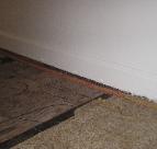 Floor with Signs of Foundation Settling